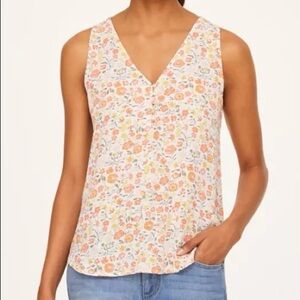 LOFT Floral Sleeveless Top